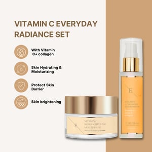VITAMINE C + COLLAGEN ELIXIR SERUM 60ML + Vitamine C Bio Brightening Moisturiser 50ml