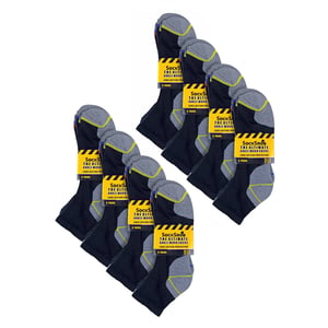 24 Paar Heren Multipack Ultieme Katoenrijke Werkankelsokken