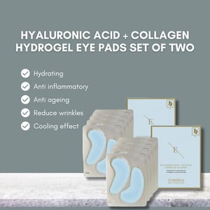 2x Hyaluronzuur + Collageen Hydrogel Oogkompressen 5 X 2