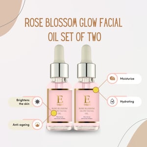 2x Rozenbloesem Glans Gezichtsolie 30ml