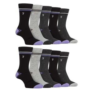 Heren 10-pack Heldere Bamboosokken
