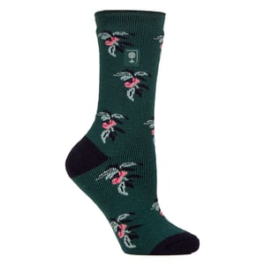 Dames Thermosokken | Dunne Bloemenpatroon Fleece Sokken