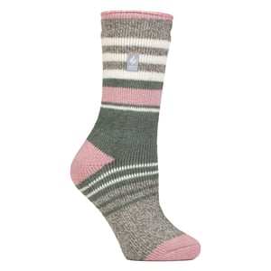 Dames Winter Gevarieerd Streep Patroon Thermosokken voor Winter