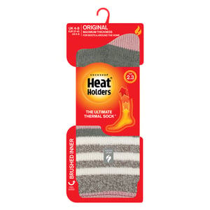 Dames Winter Gevarieerd Streep Patroon Thermosokken voor Winter