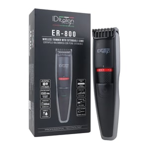 ER-800, DRAADLOZE TONDEUSE MET UITSCHUIFBARE KAM