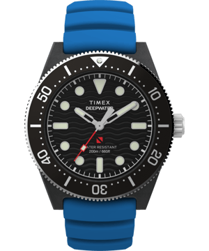 Timex Deep Water Reef Heren Blauwe Horloge TW2Y02500