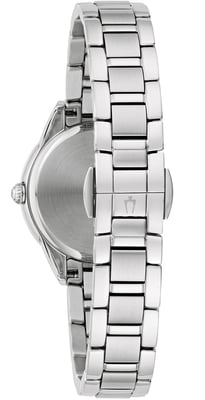 Bulova Sutton Petite Dames Zilveren Horloge 96R253