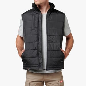 Hard Yakka PUFFA 2.0 Heren Bodywarmers Zwart