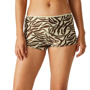 Regatta Dames/Dames Aceana Zebraprint Bikinishort (Grijs/Zwart)