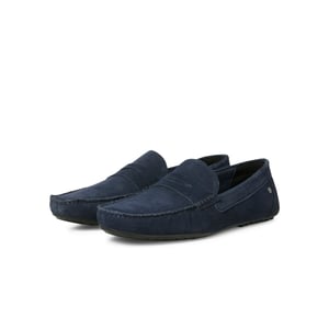 Jack & Jones Instappers Jensen Suede Loafer Blauw