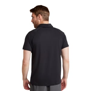 Mountain Warehouse Heren IsoCool Lichtgewicht Poloshirt (Zwart)