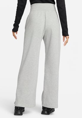 Nike Dames Phoenix Fleece Joggers met wijde pijpen in Grijs