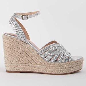 Montevita Sandalen Met Een Sleehak Salia3 Zilver