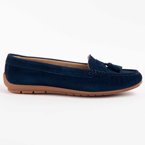 Purapiel Mocassin Meilis3 Blauw