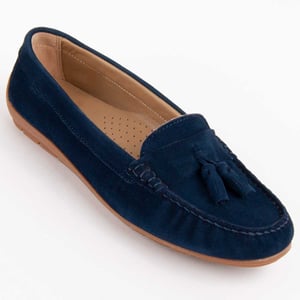 Purapiel Mocassin Meilis3 Blauw