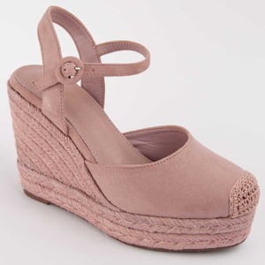 Montevita Espadrilles Met Een Sleehak Balenci10 Roze
