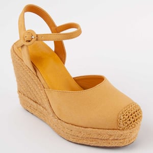 Montevita Espadrilles Met Een Sleehak Balenci10 Geel