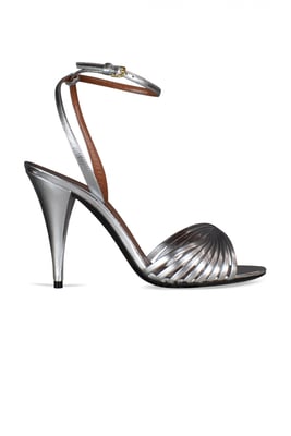 Saint Laurent Tina Sandalen Zilver