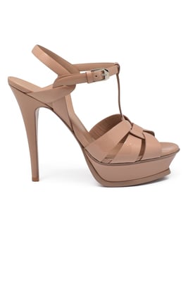 Saint Laurent Tribute Sandalen Roze