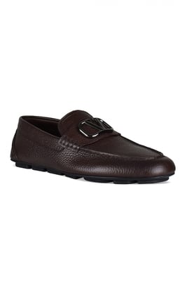 Valentino Garavani Mocassins Vlogo Bruin