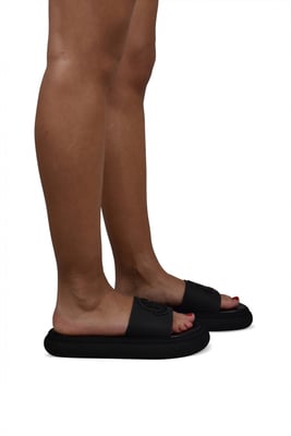Moncler tapschoenen Slyder zwart