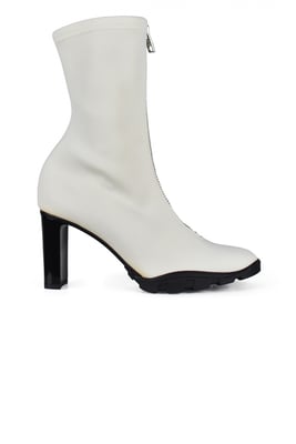 Alexander McQueen enkellaarsjes scuba wit