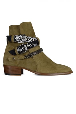 AMIRI Bottinen Bandana Gesp Bruin