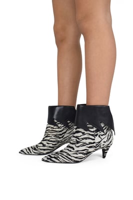 Saint Laurent poppenlaarzen zwart