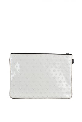 Jimmy Choo Derek clutch Wit