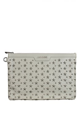 Jimmy Choo Derek Clutch Wit