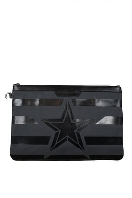 Jimmy Choo Derek clutch grijs