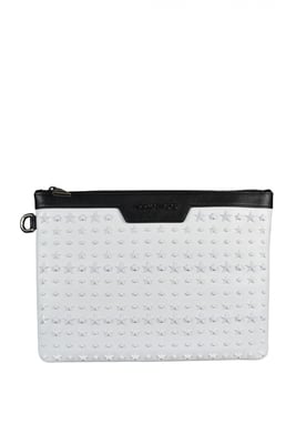 Jimmy Choo Derek clutch Wit