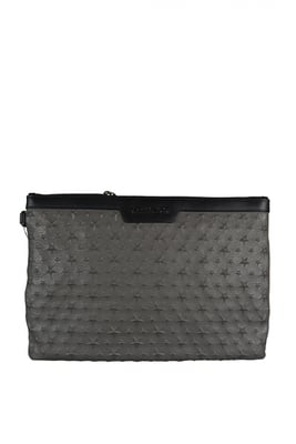 Jimmy Choo Derek clutch grijs