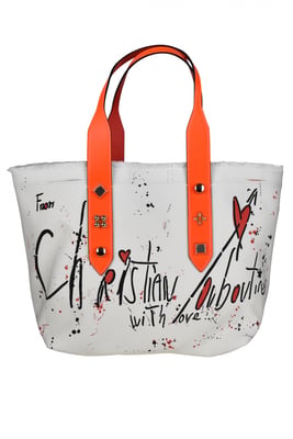 Christian Louboutin Medium Tote Bag Frangibus Wit