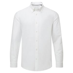 Asquith & Fox Heren Oxford Formeel Overhemd Met Lange Mouwen (Wit)