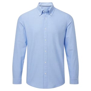 Asquith & Fox Heren Oxford Formeel Overhemd Met Lange Mouwen (Blauw)