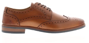 Hush Puppies Heren Smart Shoes Mack Leer tan