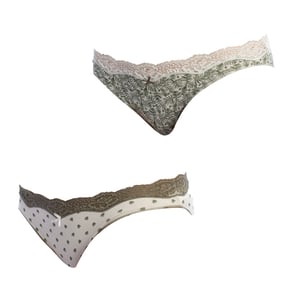 Set-2 Mini Coquettes Katoenen Slipjes 1031500 voor dames