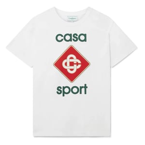 Casablanca Casa Sport Design Wit T-shirt
