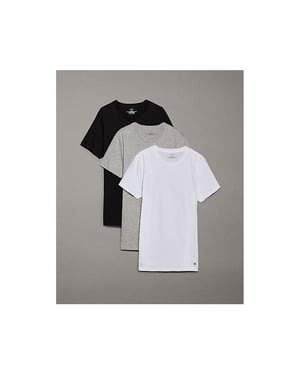 Calvin Klein Heren 3-Pack Heren Korte Mouwen T-shirts