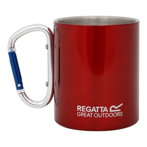 Regatta Grote buitenshuis stalen karabijnhaak/beker (Rood)