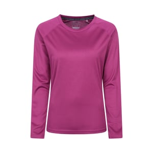 Mountain Warehouse Dames/Dames Endurance Top met lange mouwen (Paars)