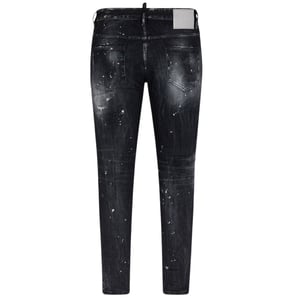 Dsquared2 Skater Jean Verfspetterde jeans met vervaagde zwarte wassing