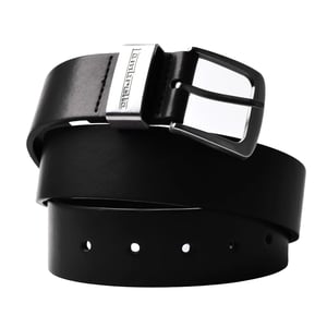 Lambretta Met leer gevoerde riem (Zwart)