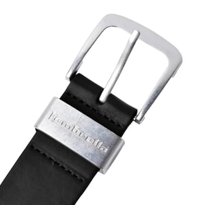 Lambretta Met leer gevoerde riem (Zwart)