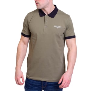 Lambretta Heren Origineel SS24 Poloshirt (Kaki Groen)
