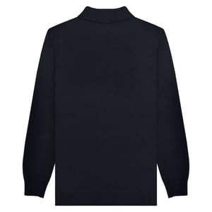 Lambretta Heren AW24 Vintage poloshirt met lange mouwen (Marine)