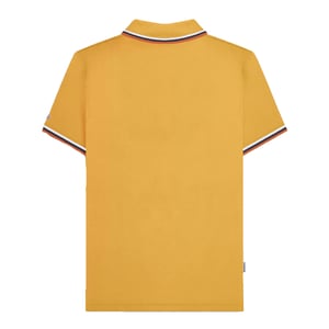Lambretta Heren SS25 Driekleurige Polo Shirt (Goud)