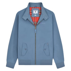Lambretta Harrington heren douchebestendig jack (Middenblauw)