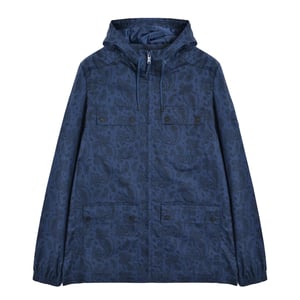 Lambretta Heren Paisley Field Jacket (Marine)
